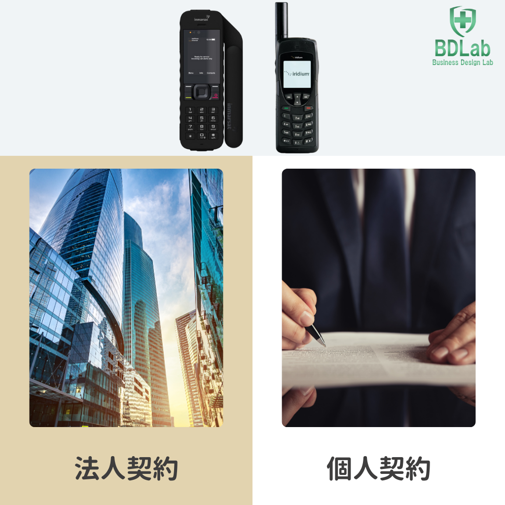 法人契約と個人契約の違い