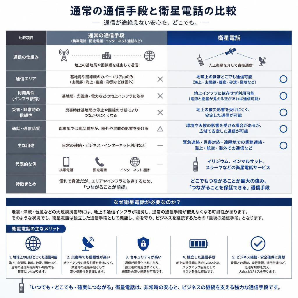 4. 他の通信手段との比較