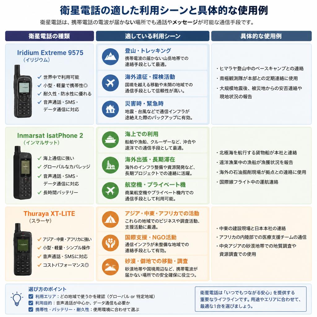 利用シーンの違い