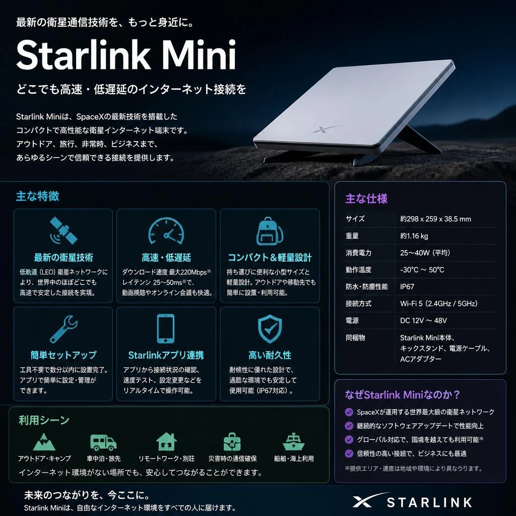 2. Starlink Miniとは？