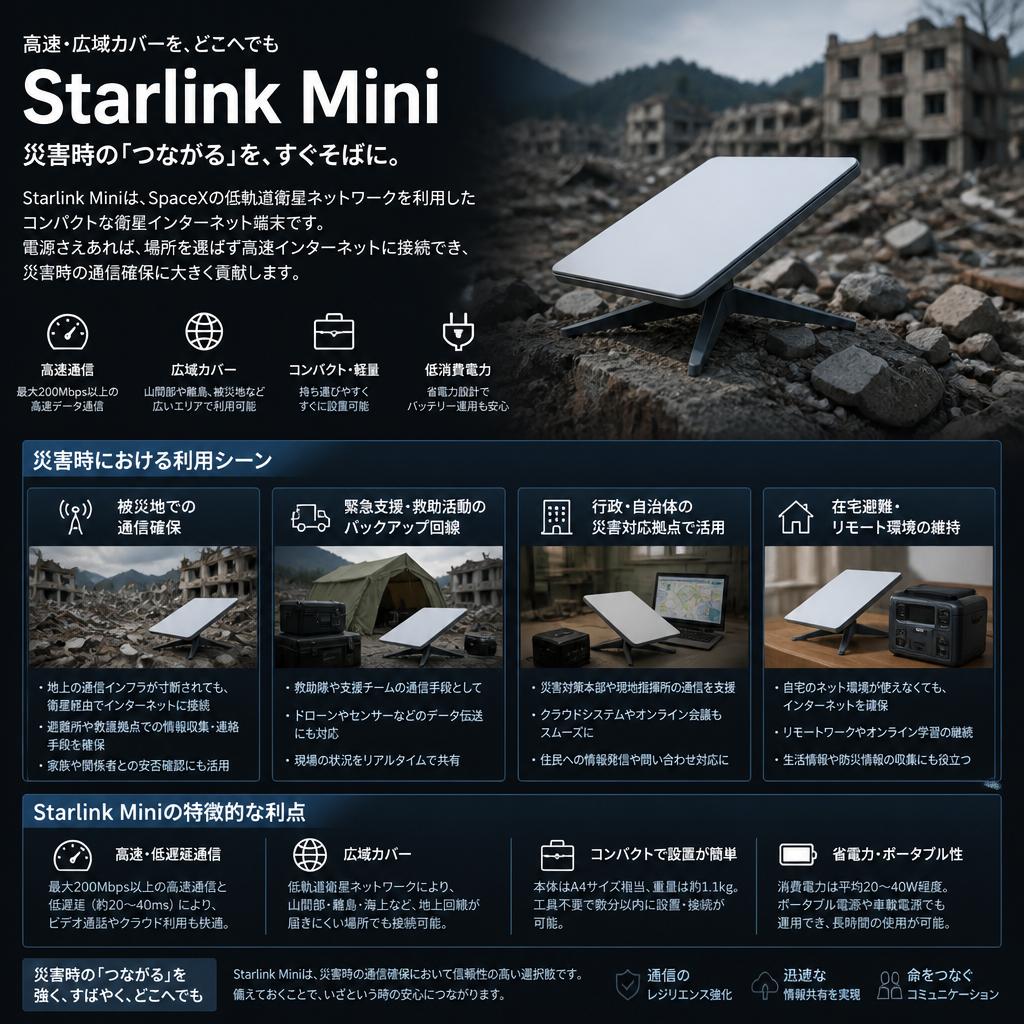 Starlink Miniの特徴と利点