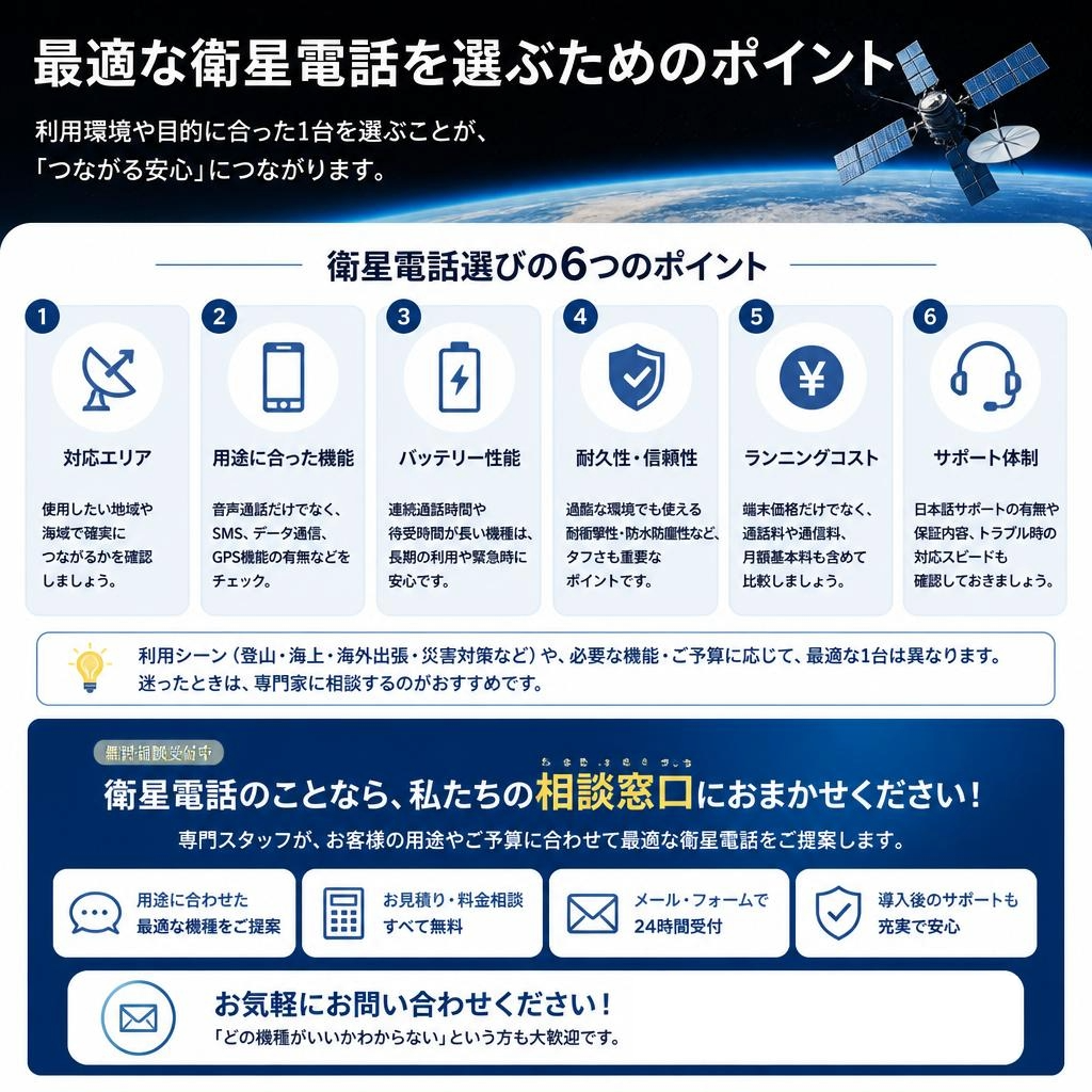 7. お問い合わせで安心を手に入れよう！
