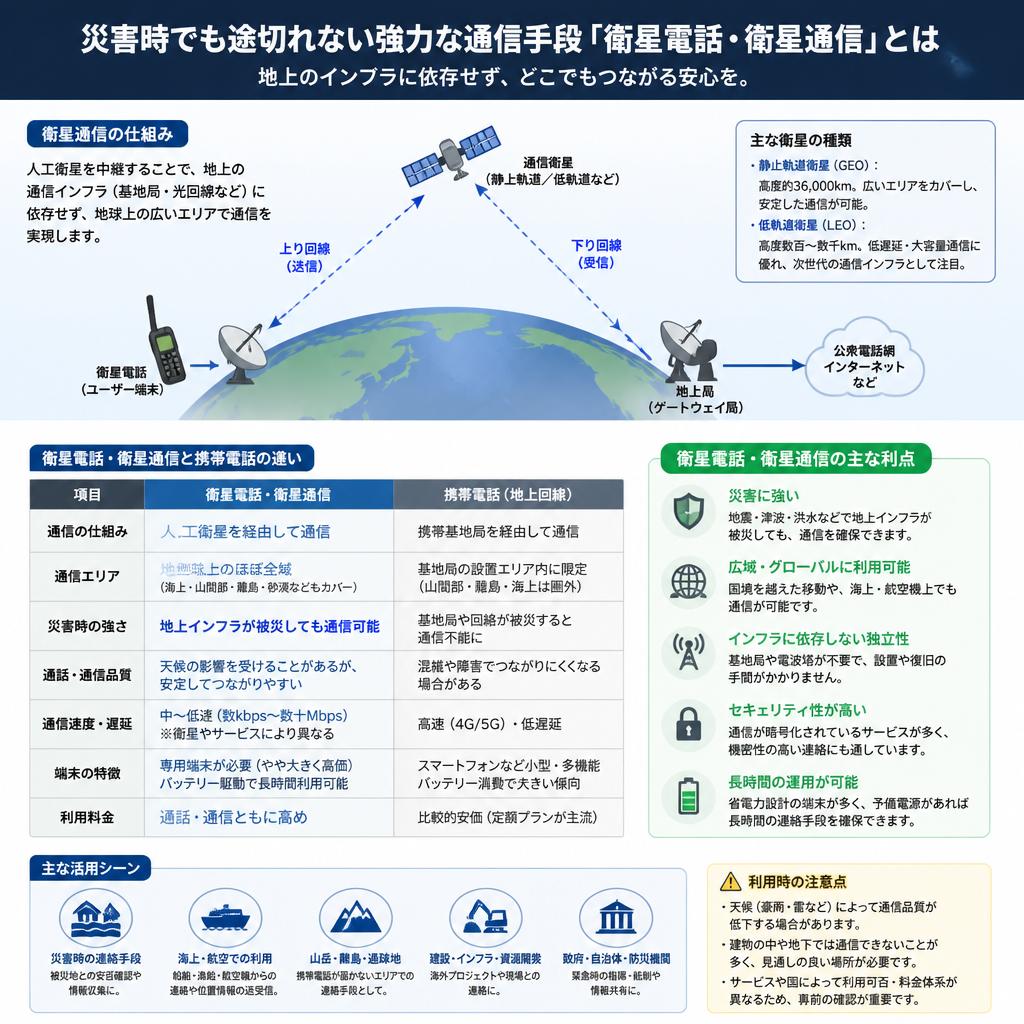 衛星通信とは？